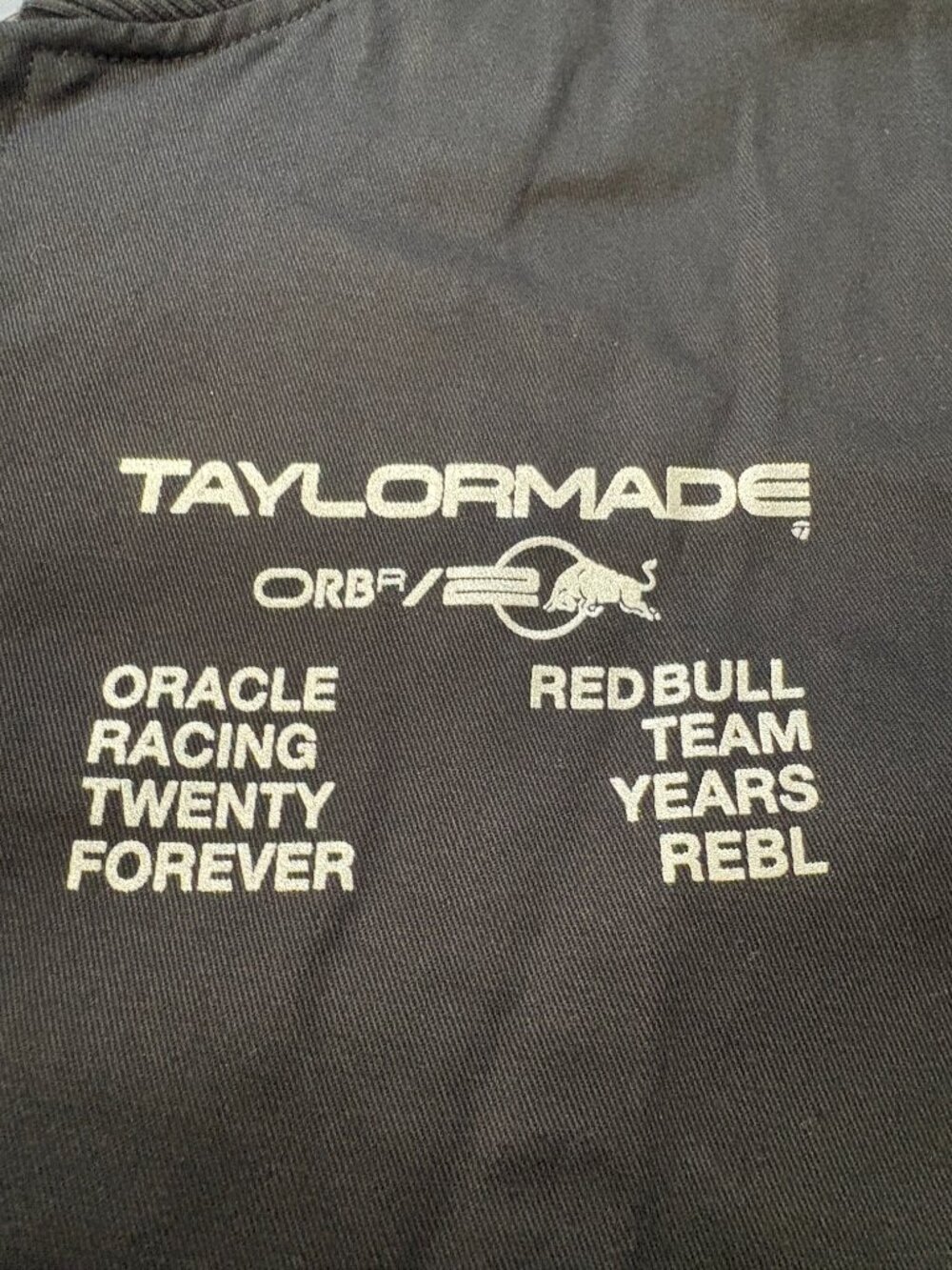 Brand New Taylor Made F1 Redbull Oracle Black Mechanic Jacket Mens Size Small - Picture 5 of 12